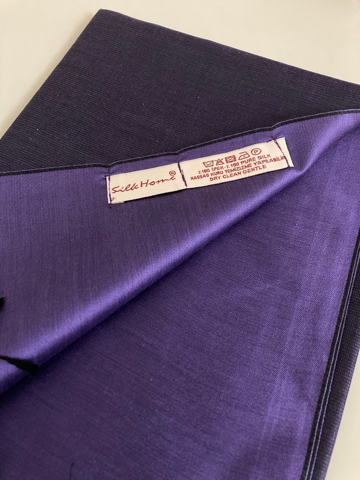 Silk Home %100 İpek Şal - Görsel 2