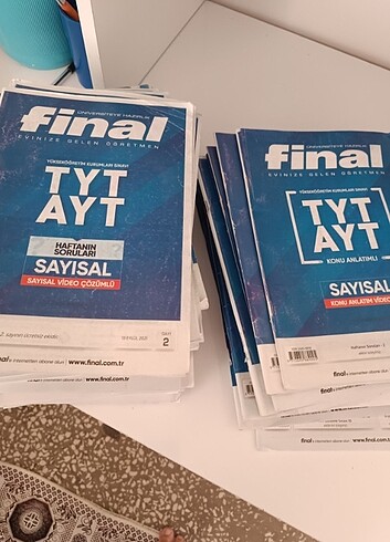 Hediye kitap!! Sayısal Konu anlatımlı ve sorulu final dergiler