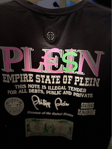 m Beden siyah Renk Philipp Plein Oversize Tişört