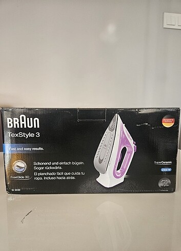 Braun ütü Texstyle3 2300w sıfır kutulu