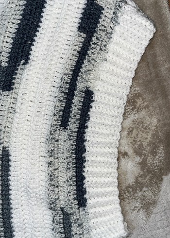 Gri Örgü Kadın Süveter - Görsel 4