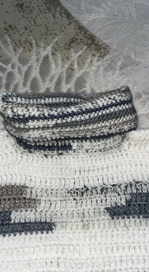 Gri Örgü Kadın Süveter - Görsel 2