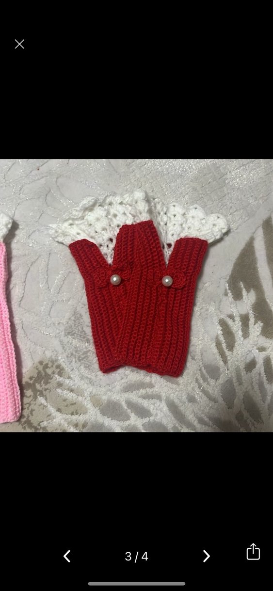 Victorian dönemi Örgü Eldiven - Görsel 3