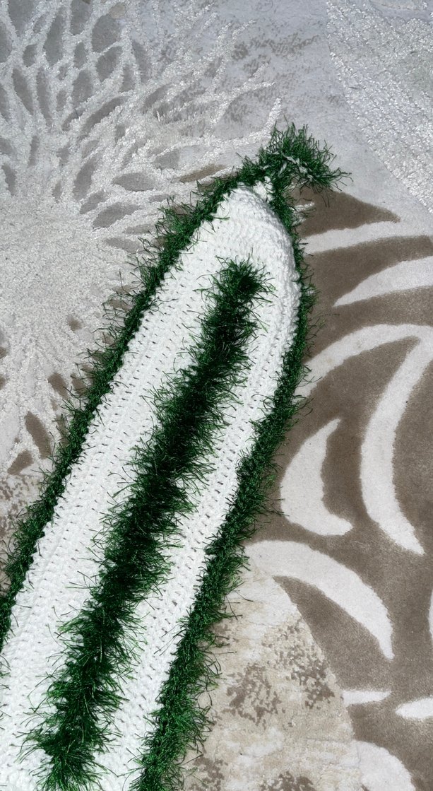 Yeşil ve beyaz Banyo Lifi - Görsel 2