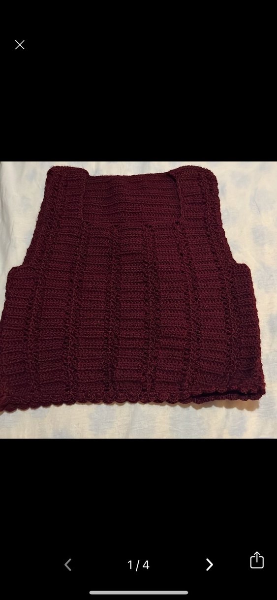 Bordo Örgü Kadın Süveter - Görsel 2