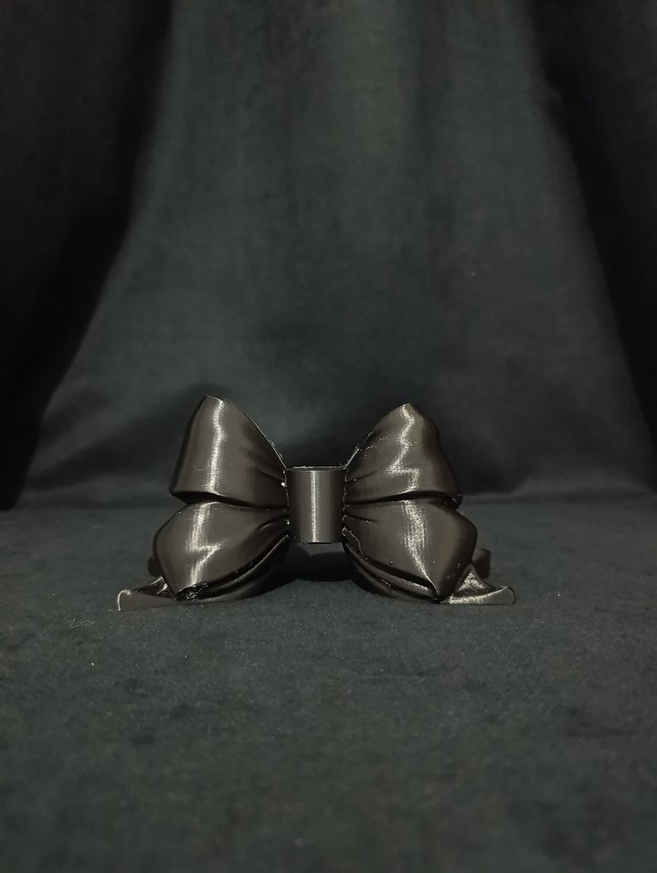 Siyah Gotik fiyonklu mumluk - Görsel 2