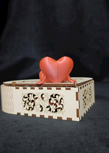 Renkli Kalp Figürlü 3D - Görsel 3