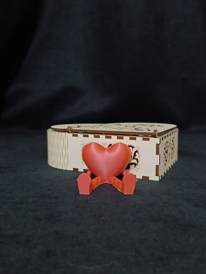 Renkli Kalp Figürlü 3D - Görsel 4