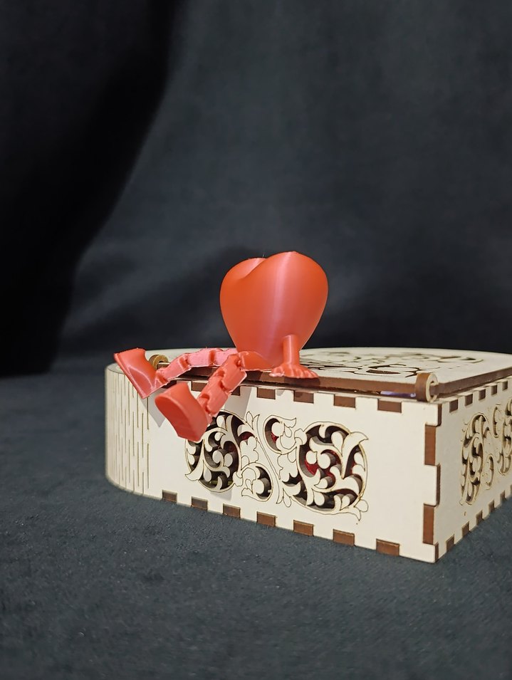 Renkli Kalp Figürlü 3D - Görsel 2