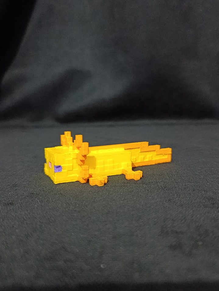 Renkli Sarı Piksel Aksiyon Figürü - Görsel 2