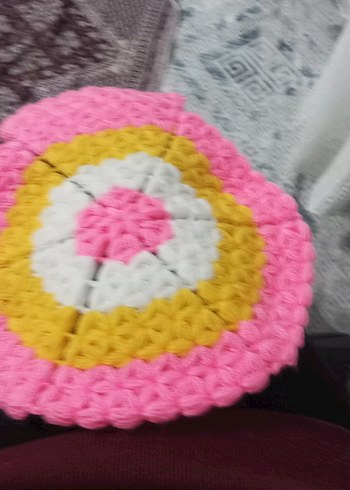 Renkli Örgü Banyo Süngeri - Görsel 2