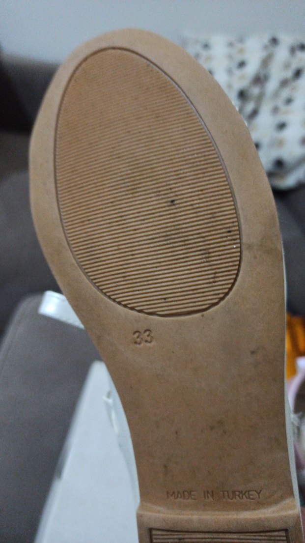 Kız Çocuk Beyaz Fiyonk Detaylı Babet - Görsel 2