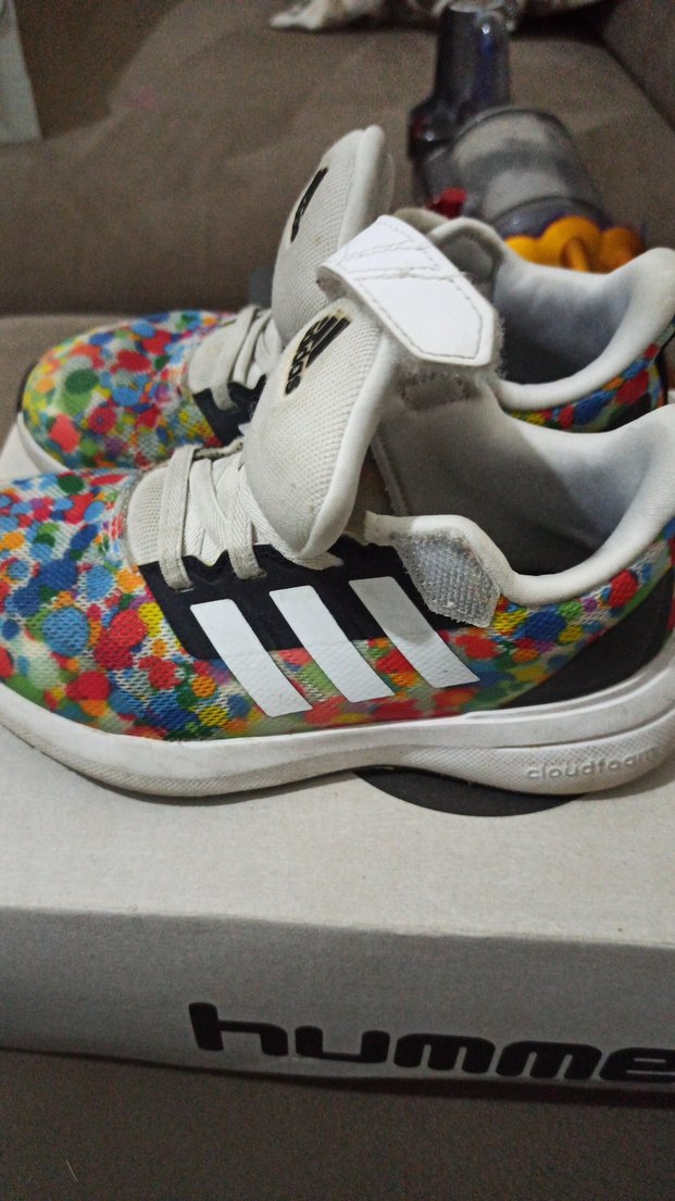 Renkli Bağcıklı Kız Çocuk Spor Ayakkabı - Görsel 2