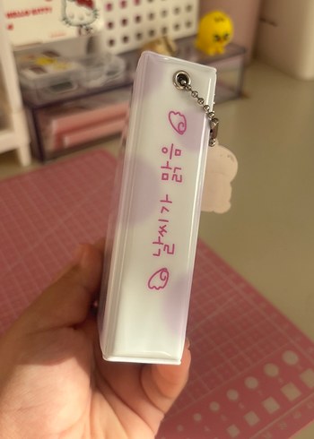 Beden Renk Pembe beyaz çok tatlı charmlı binder