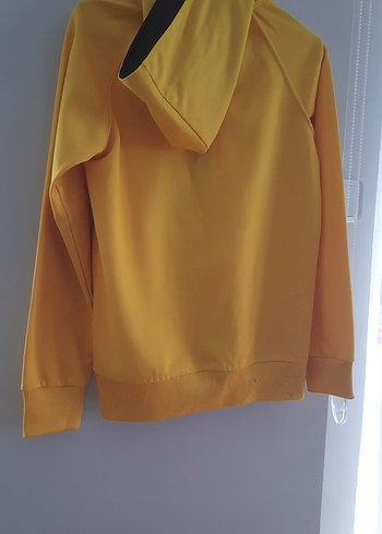 Sarı Fermuarlı Erkek Çocuk Sweatshirt - Görsel 2