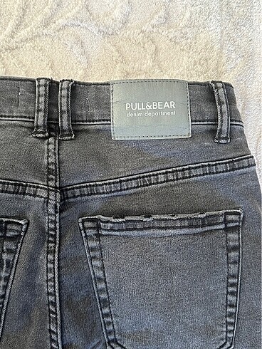 32 Beden siyah Renk Pull & Bear Gri Antrasit Esnek Kot Pantolon