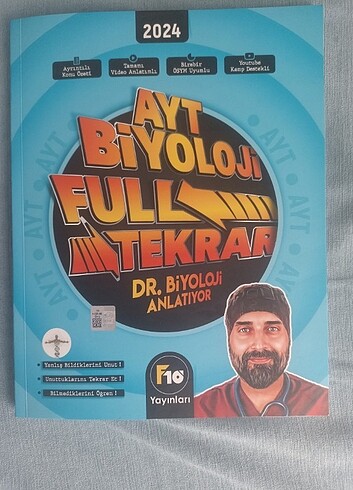 Dr.Biyoloji AYT Biyoloji Full Tekrar Kitabı