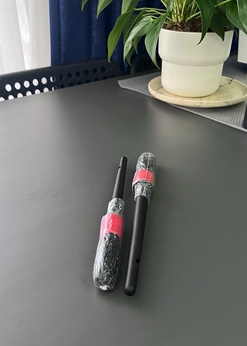 Renkli Pembe Makyaj Fırçası Seti - Görsel 2