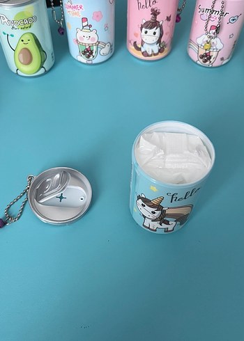 Beden çeşitli Renk Pastel Renkli Islak Mendil Anahtarlıklar