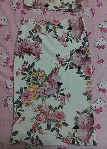 Etek crop şık takım  - Görsel 3