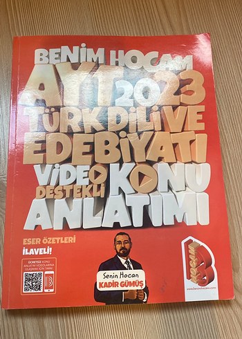 Benim Hocam AYT 2023 Türk Dili ve Edebiyatı Kitabı