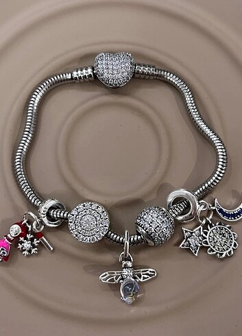 Çelik silver Pandora bileklik
