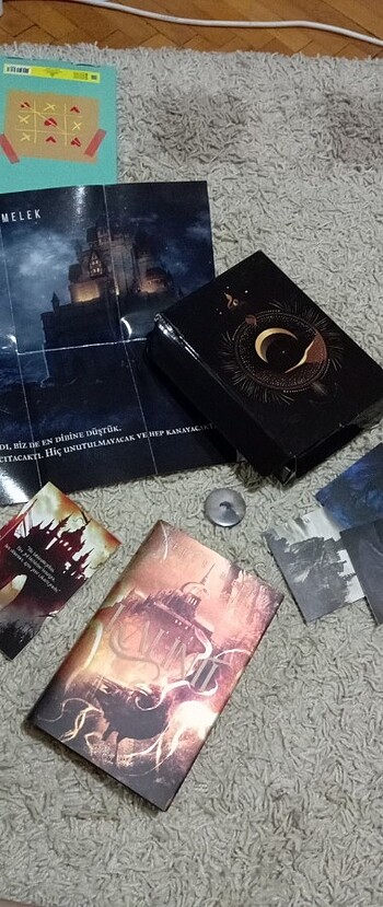 Kalıntı kutulu set imzalı ciltli