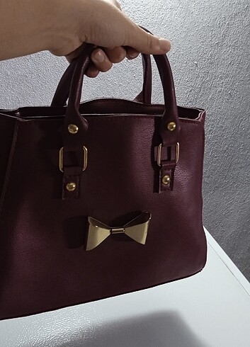 Bordo çanta 