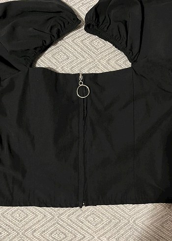 Kadın Kabarık Uzun Kollu Şık Bluz - Görsel 2