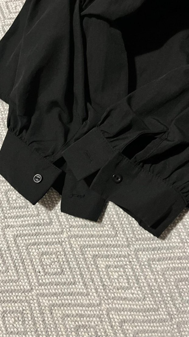 Kadın Kabarık Uzun Kollu Şık Bluz - Görsel 3