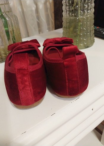 Kız Çocuk Kırmızı Tokalı Babet - Görsel 3