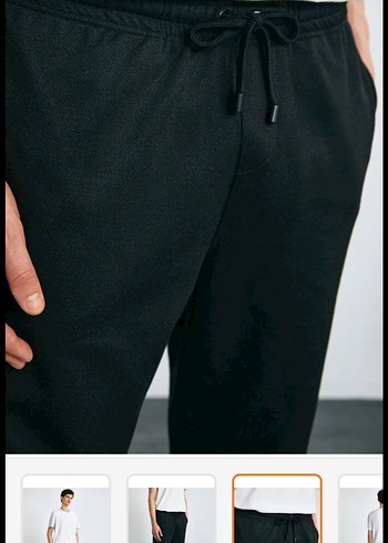 Düz Siyah Regular Fit Erkek Pantolon - Görsel 2