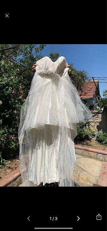 Beyaz mini elbise