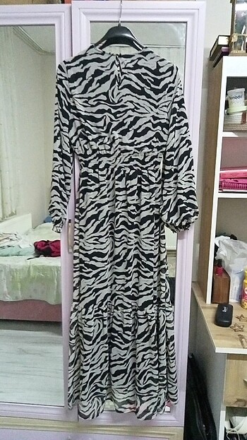 LC Waikiki Zebra desen elbise