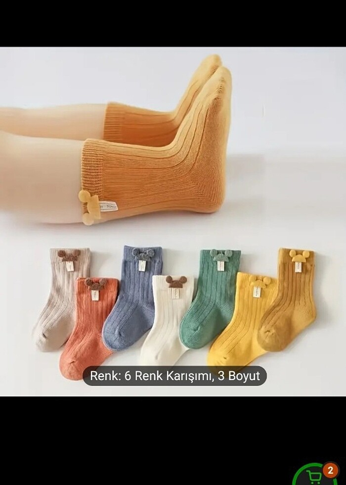 Bebek corabi  - Görsel 3