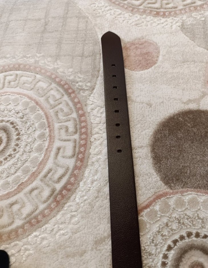 KAHVERENGİ HAKİKİ MANDA DERİSİ ERKEK KEMER - Görsel 4