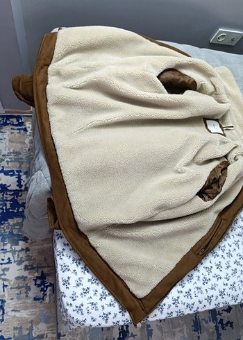 LCW KAHVERENGİ SÜET ERKEK CEKET İÇİ POLARLI M BEDEN - Görsel 10