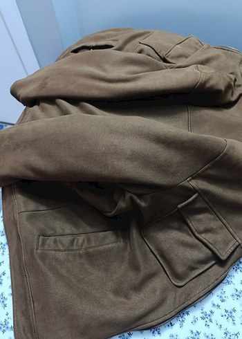 LCW KAHVERENGİ SÜET ERKEK CEKET İÇİ POLARLI M BEDEN - Görsel 6