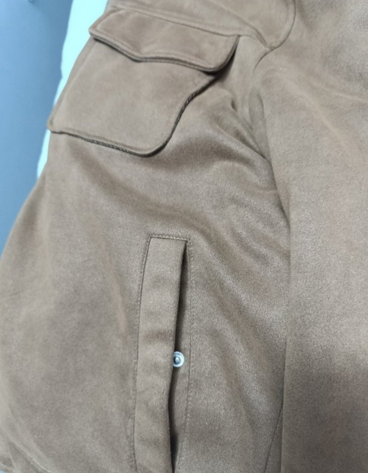 LCW KAHVERENGİ SÜET ERKEK CEKET İÇİ POLARLI M BEDEN - Görsel 2