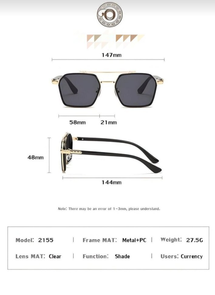 UNİSEX GÜNEŞ GÖZLÜĞÜ (SIFIR) - Görsel 2