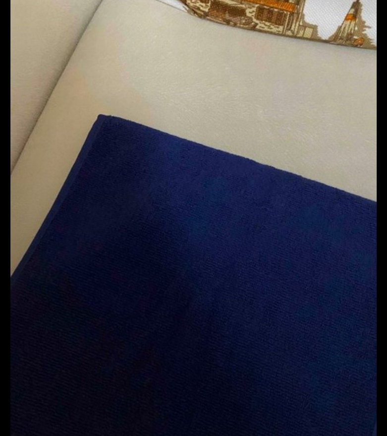 KIĞILI LACİVERT PAMUK SPOR HAVLU 30X100 TERTEMİZ - Görsel 2