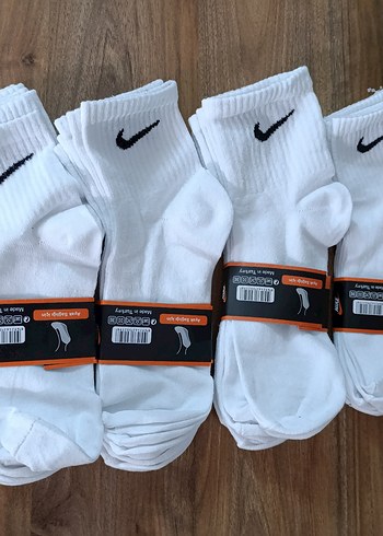 6 ÇİFT SİYAH 6 ÇİFT BEYAZ NIKE ORJİNAL - Görsel 2