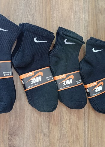 6 ÇİFT SİYAH 6 ÇİFT BEYAZ NIKE ORJİNAL - Görsel 5