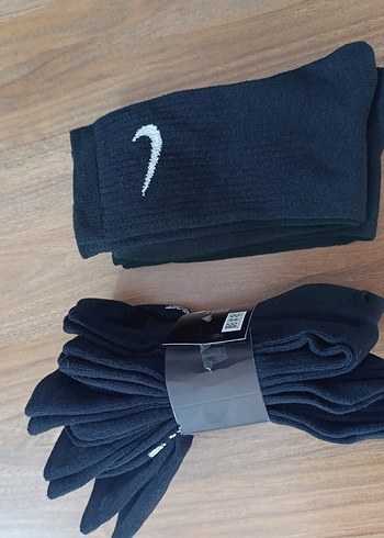 6 ÇİFT NIKE ORJİNAL TENİS SİYAH ÇORAP - Görsel 4