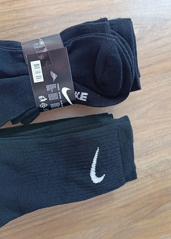 6 ÇİFT NIKE ORJİNAL TENİS SİYAH ÇORAP - Görsel 5