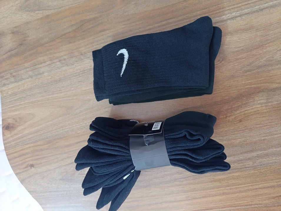 6 ÇİFT NIKE ORJİNAL TENİS SİYAH ÇORAP - Görsel 4