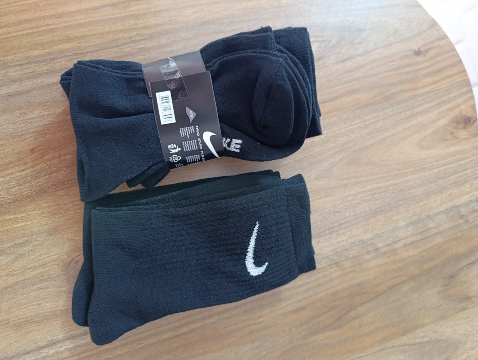 6 ÇİFT NIKE ORJİNAL TENİS SİYAH ÇORAP - Görsel 5
