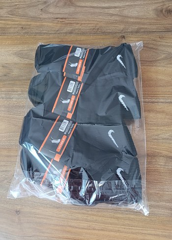 12 ÇİFT ORJİNAL NIKE SİYAH KOLEJ ÇORAP - Görsel 4