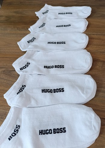 6 ÇİFT HUGO BOSS UNİSEX ÇORAP - Görsel 2