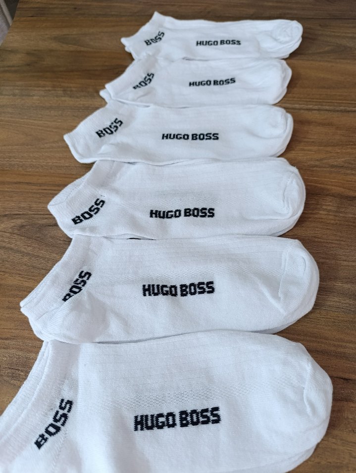 6 ÇİFT HUGO BOSS UNİSEX ÇORAP - Görsel 2